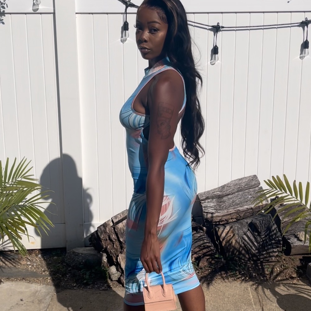 Multi-color “Work of Art” Dress